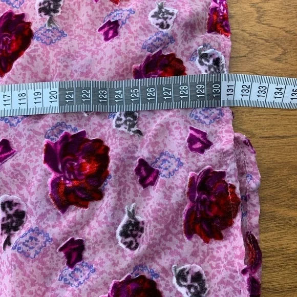 For Love & Lemons Love Marina Maxi Dress Sz XS Silk Blend Floral Fairy Romantic - Picture 8 of 15